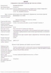 витяг з ДЗК